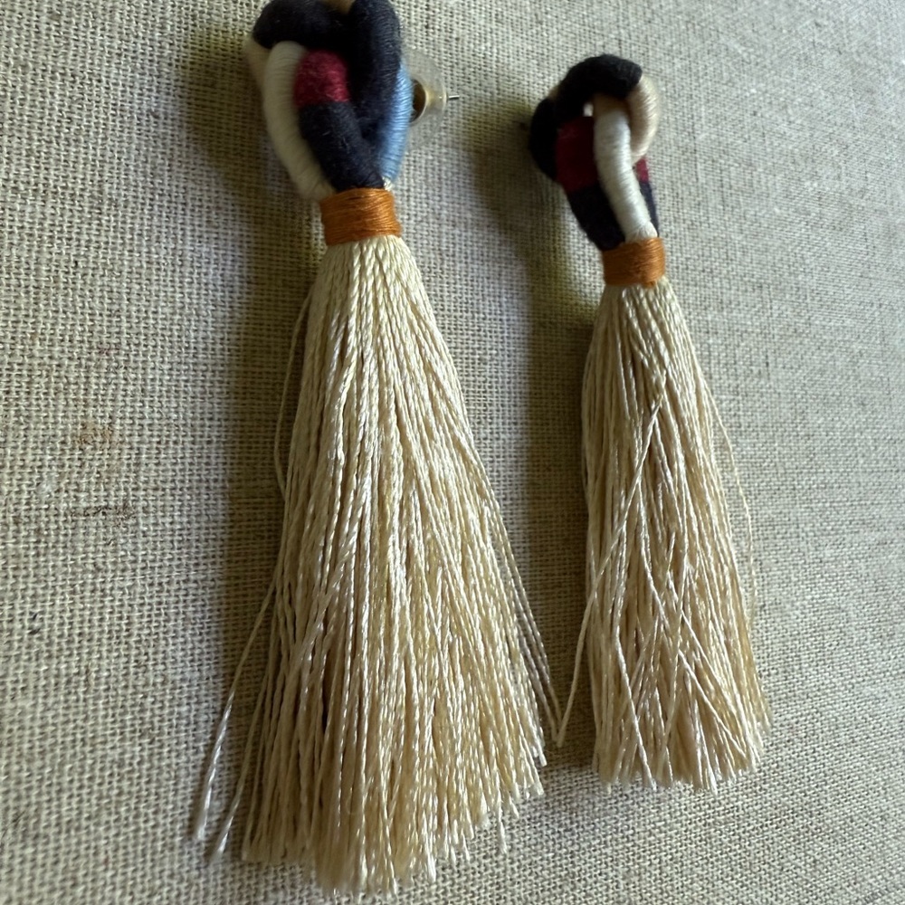 Multicolor Tassel Earrings